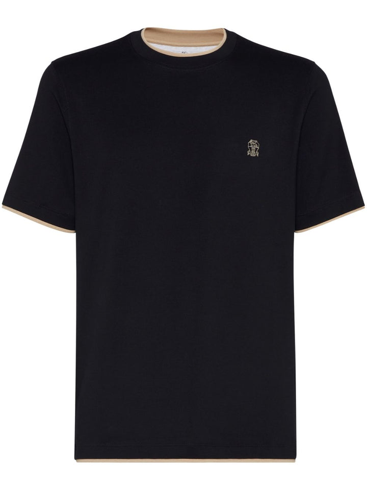 Brunello Cucinelli T-shirts and Polos Black