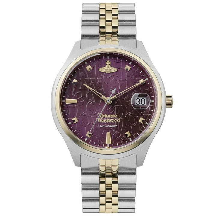 Vivienne Westwood Camberwell Purple 37mm Two Tone Watch