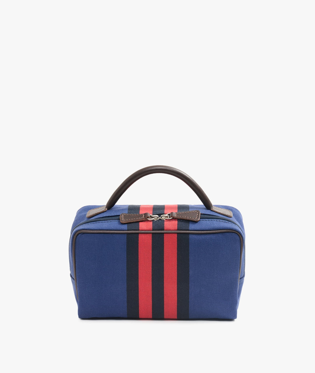 My Style Bags Berkeley Rugby Toiletry Travel Bag Blue Red/Black Stripes For Men