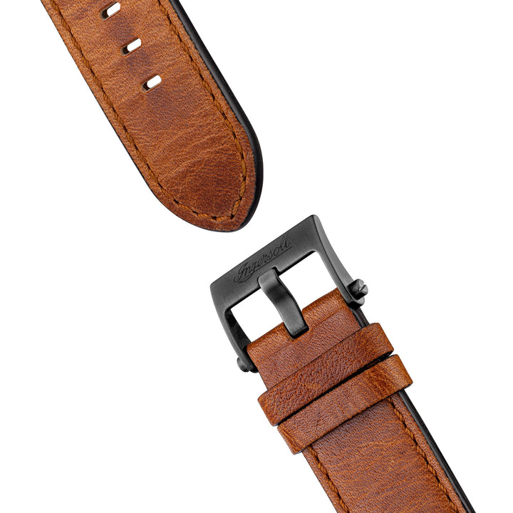 Ingersoll The Freestyle Automatic Brown Leather Strap Watch