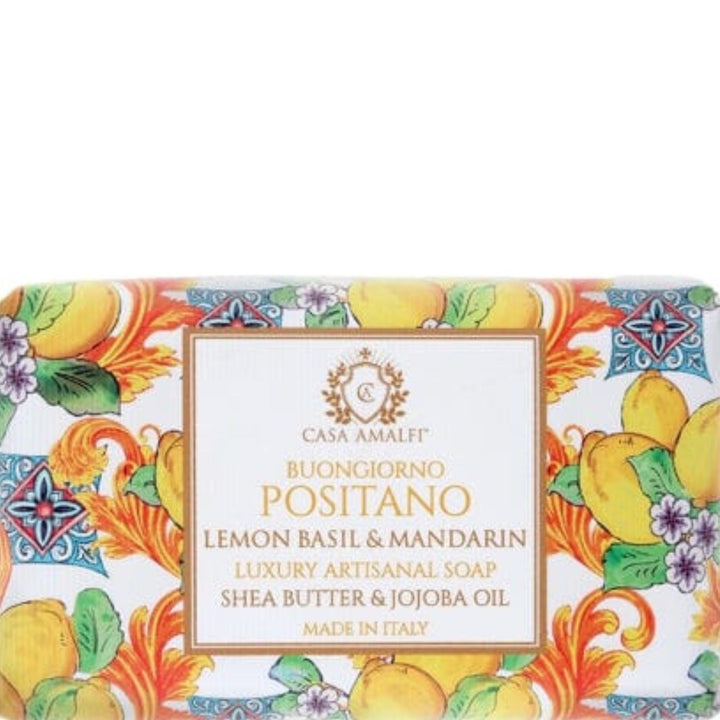 Casa Amalfi Buongiorno Positano Body Soap - Lemon Basil & Mandarin 150g