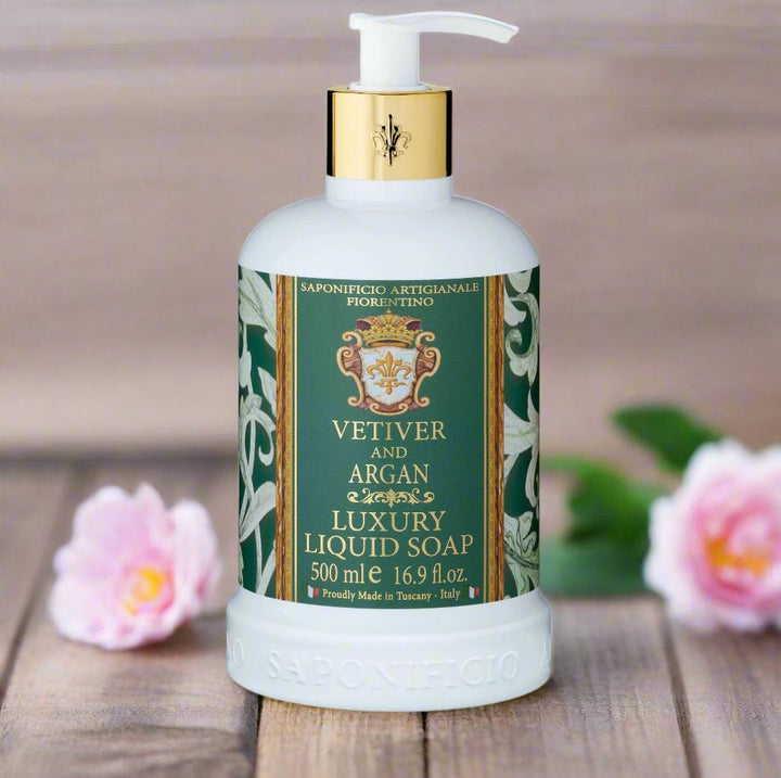 Saponificio Artigianale Fiorentino Body and Hand Wash Bundles Saponificio Artigianale Fiorentino Vetiver & Argan Hand Wash Saponificio Artigianale Fiorentino Vetiver & Argan Hand Wash Brand