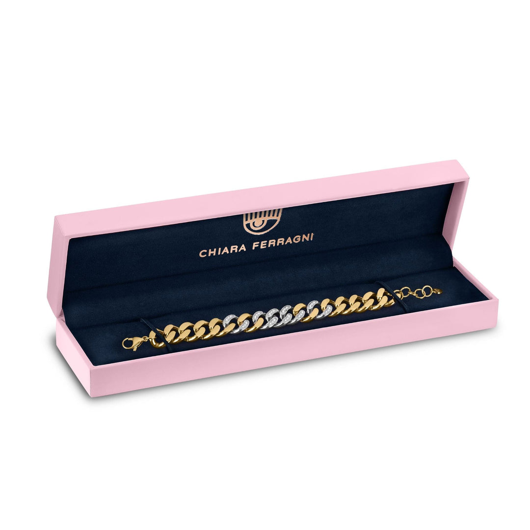 Chiara Ferragni Bracelets Chiara Ferragni Chain Collection Big Chain Gold Bracelet Brand
