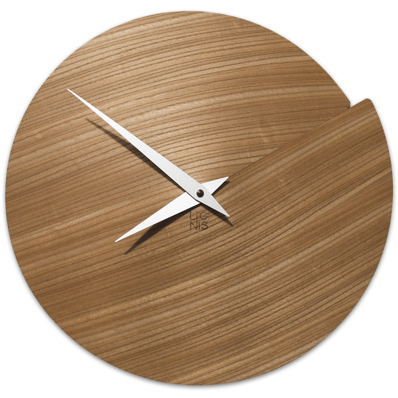 Lignis Clock Lignis Vulcano Wall Clock Nude Elm Brand