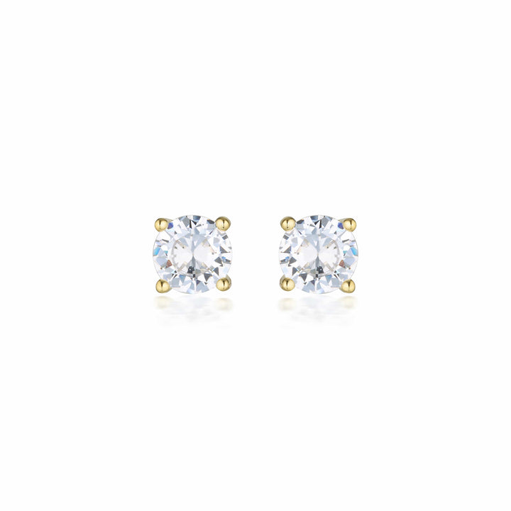 Georgini Earrings Georgini Gold Moissanite Studs 1tcw In 9ct Yellow Gold Georgini Gold Moissanite Studs 1tcw In 9ct Yellow Gold Brand