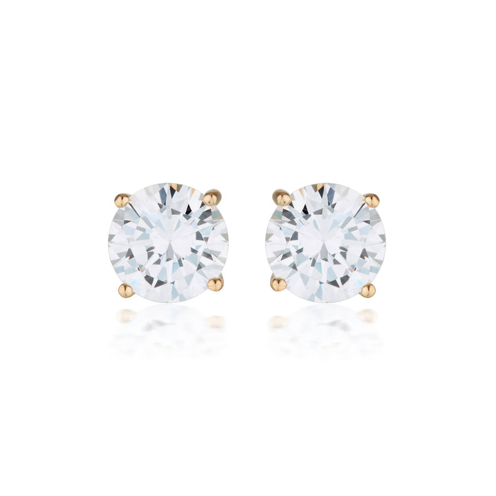 Georgini Earrings Georgini Gold Moissanite Studs 3tcw In 9ct Rose Gold Georgini Gold Moissanite Studs 3tcw In 9ct Rose Gold Brand