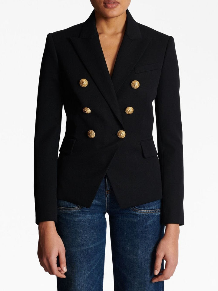 Balmain Jackets 34 Balmain Double-Breasted Blazer Balmain Black Wool Blazer Brand