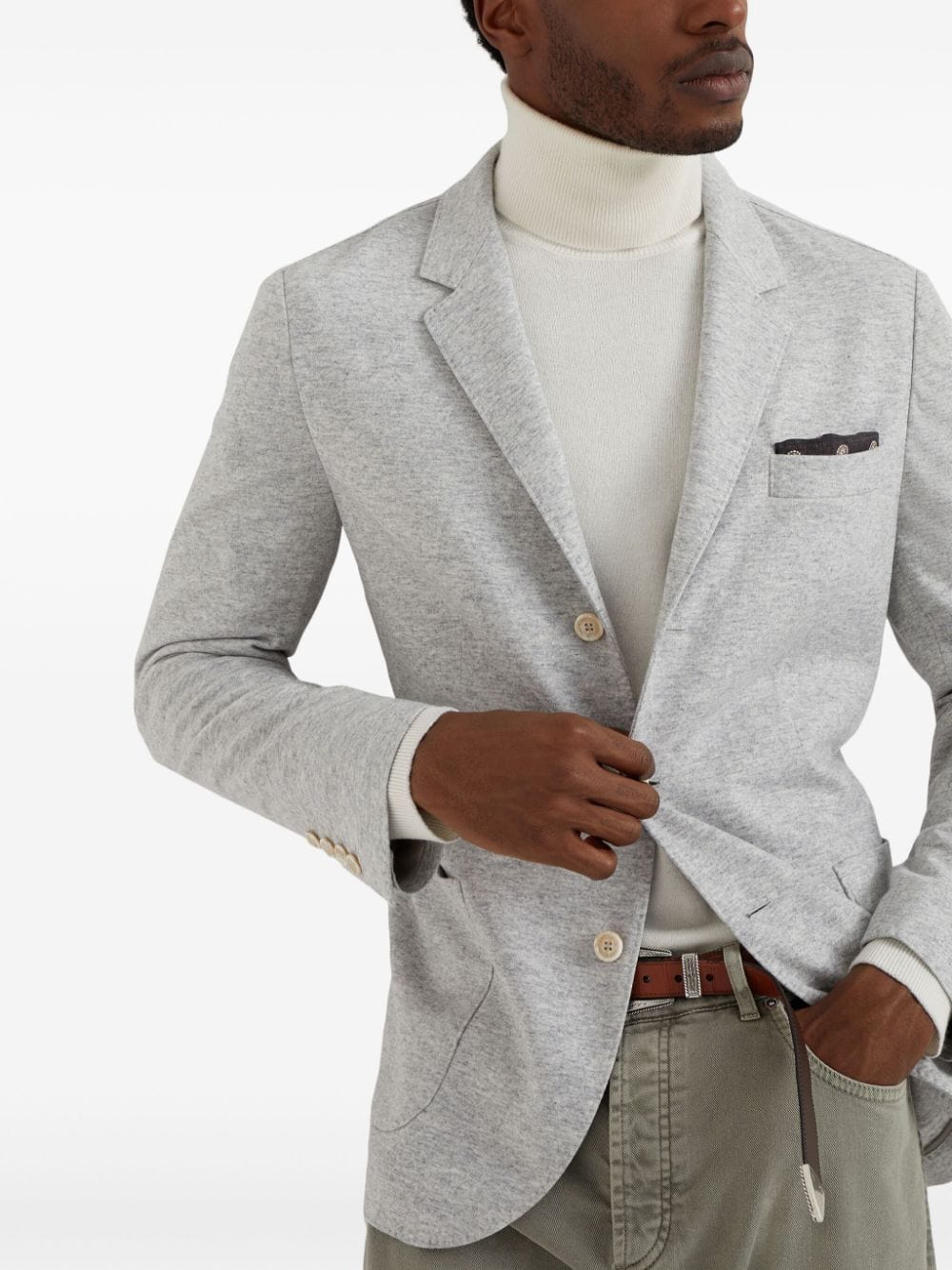 Brunello Cucinelli Jackets Brunello Cucinelli Jackets Light Grey Brunello Cucinelli Jackets Light Grey Brand