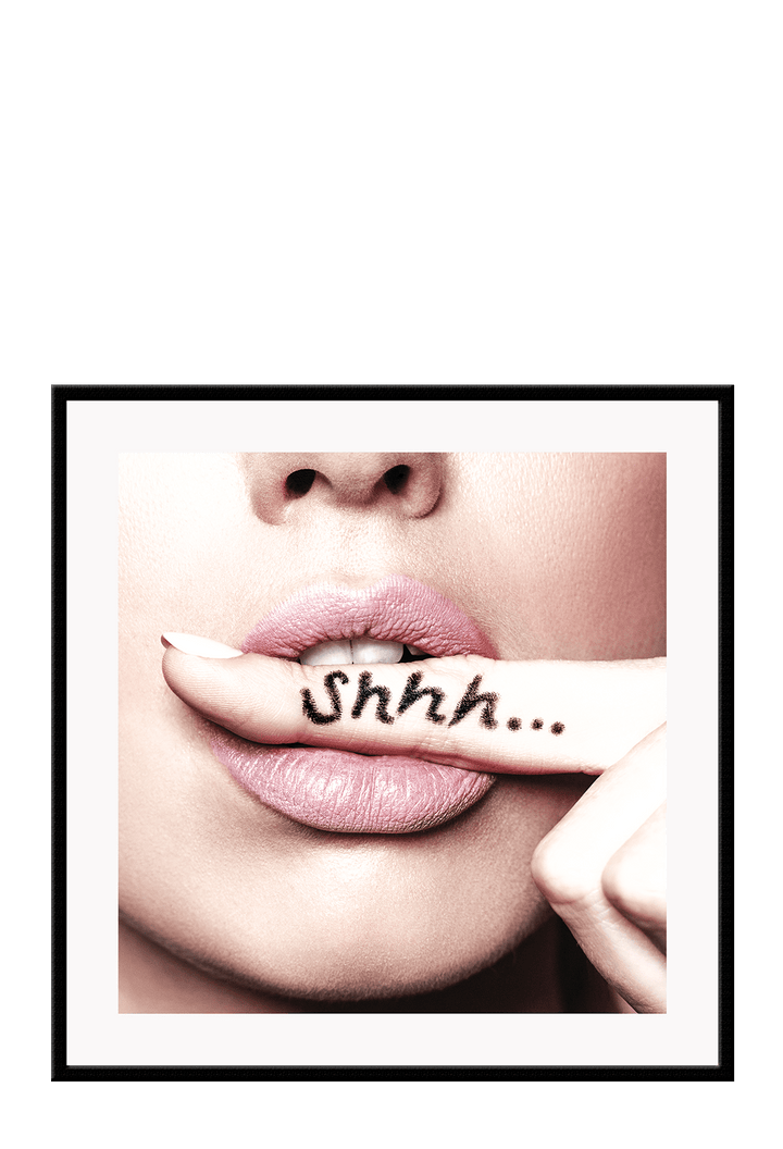 Canvas Print Shhh Shhh | Wall Art Framed Print Brand