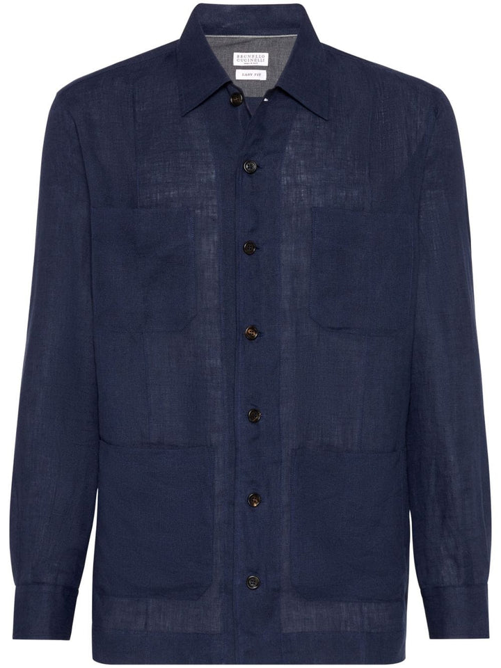 Brunello Cucinelli Shirts Brunello Cucinelli Shirts Blue Brunello Cucinelli Shirts Blue Brand