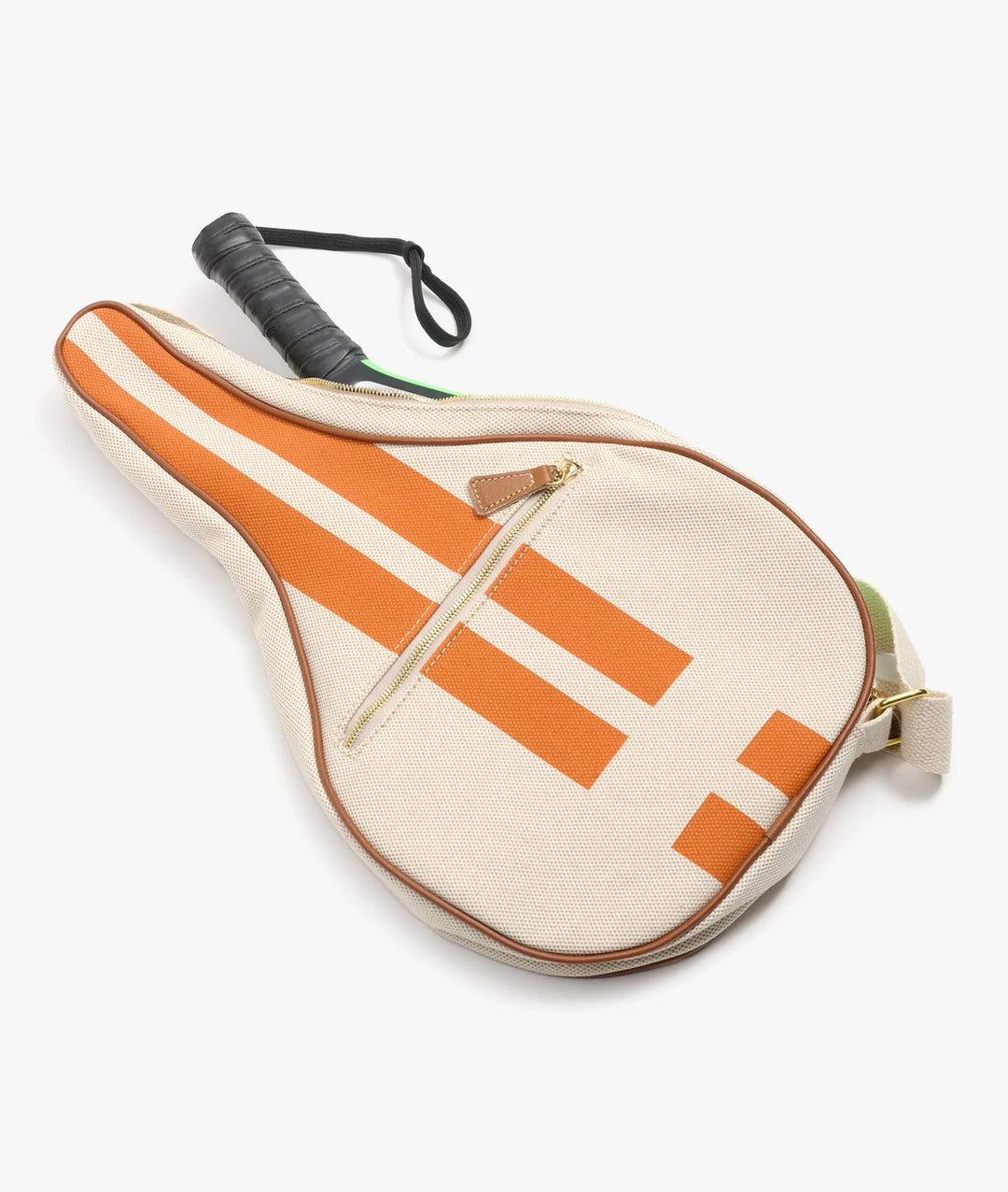 MyStyleBags Tennis Racket Holder My Style Bags Padel Racket Holder Orange Stripes Brand