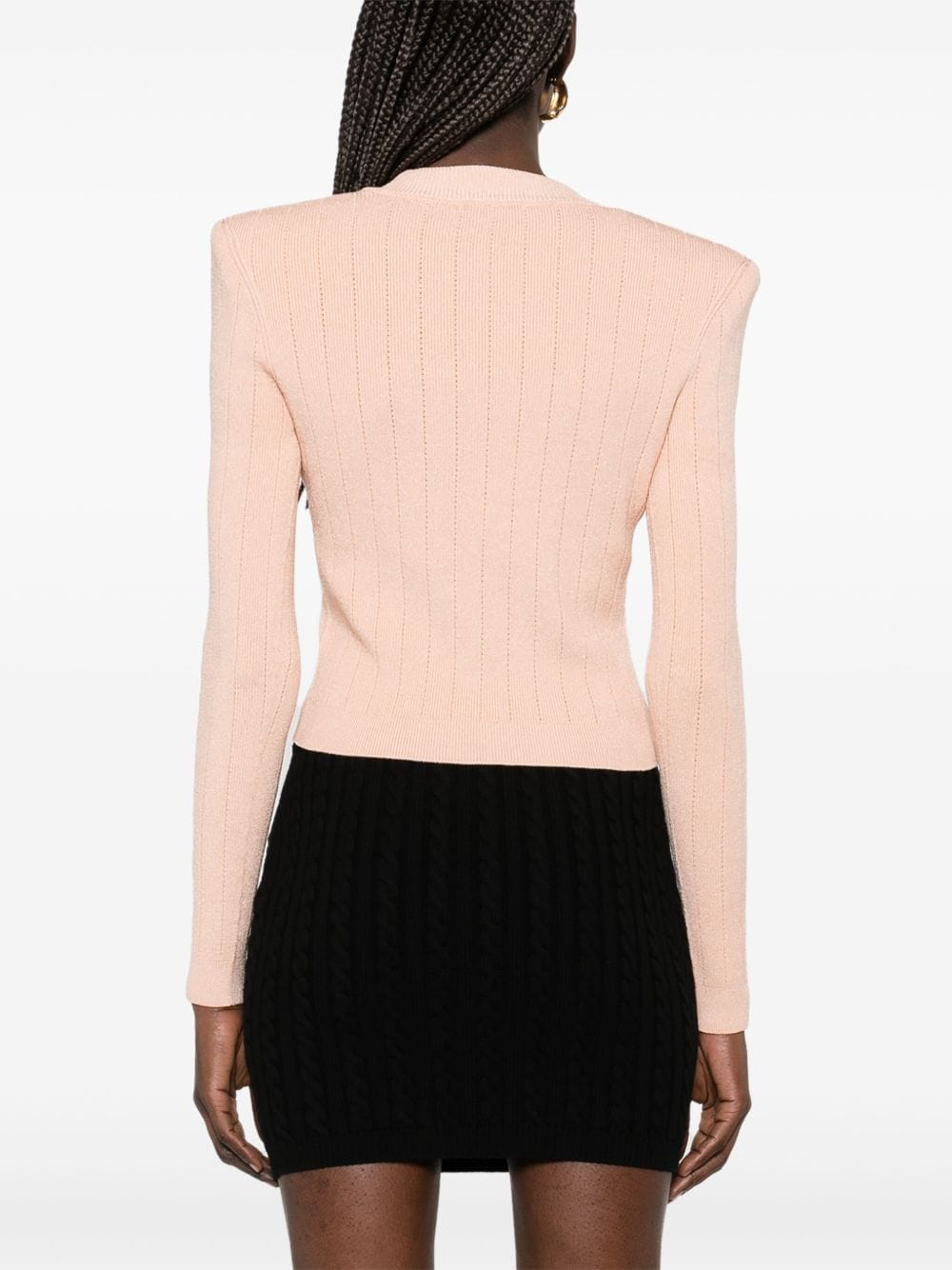 Balmain Topwear Balmain Sweater Balmain Almond Beige Sweater Brand