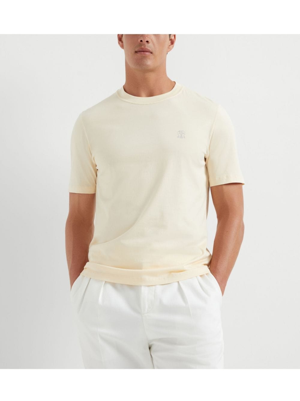 Brunello Cucinelli Topwear Brunello Cucinelli T-shirts and Polos Beige Brunello Cucinelli T-shirts and Polos Beige Brand