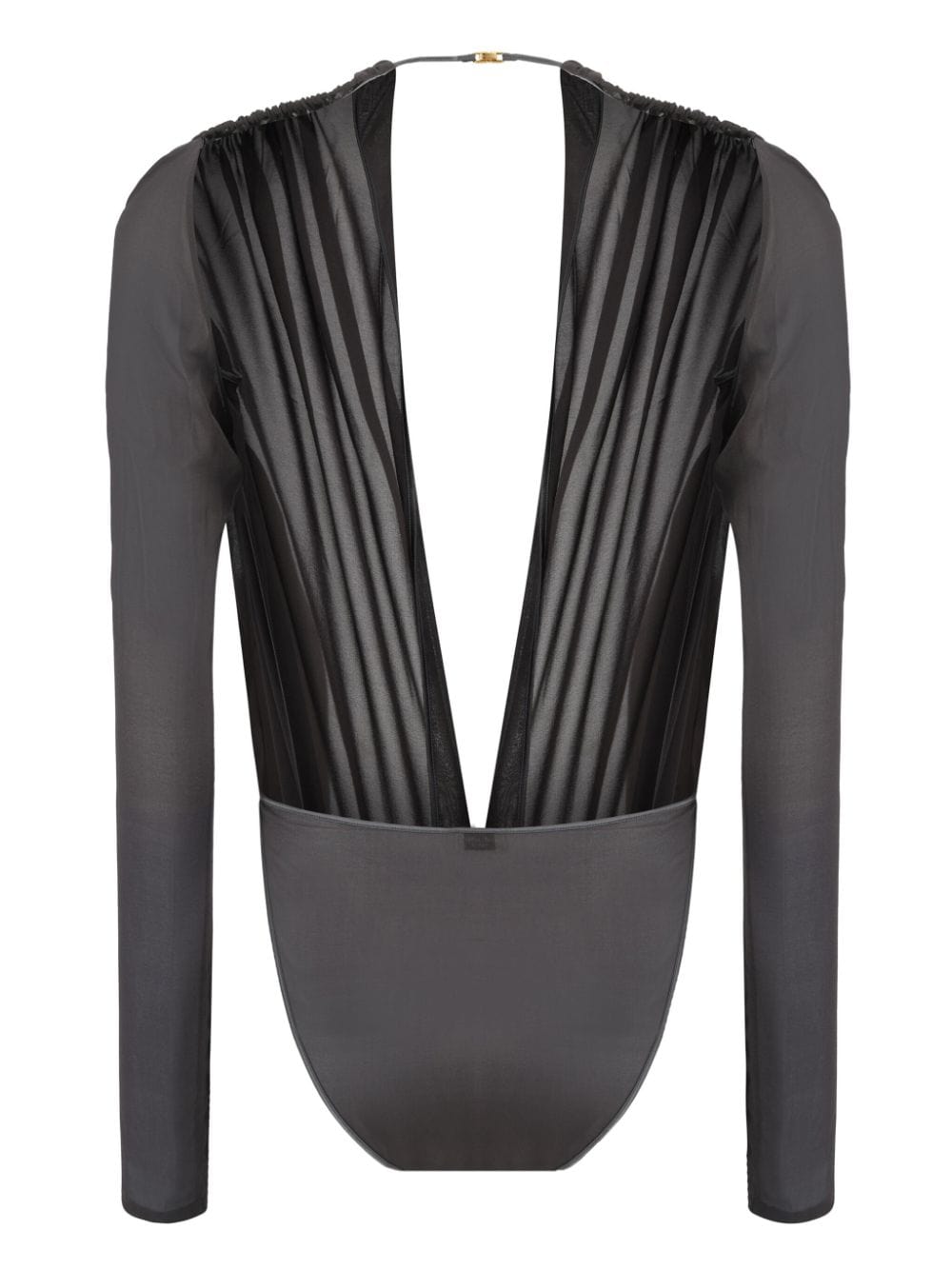 Saint Laurent Topwear 36 Saint Laurent Top Black Saint Laurent Black Silk Top | Plunging V-Neck at Italian Luxury Group Brand