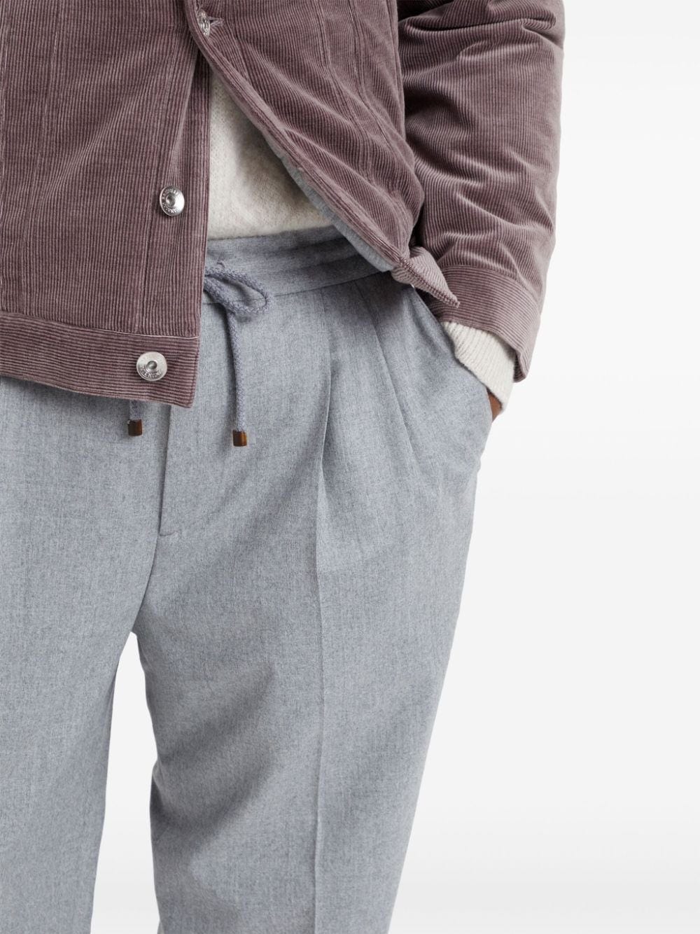 Brunello Cucinelli Trousers 56 Brunello Cucinelli Trousers Light Grey Brunello Cucinelli Trousers Light Grey Brand