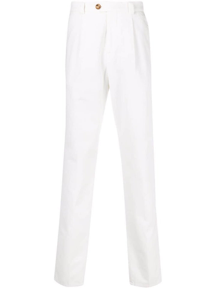 Brunello Cucinelli Trousers Brunello Cucinelli Trousers White Brunello Cucinelli Trousers White Brand