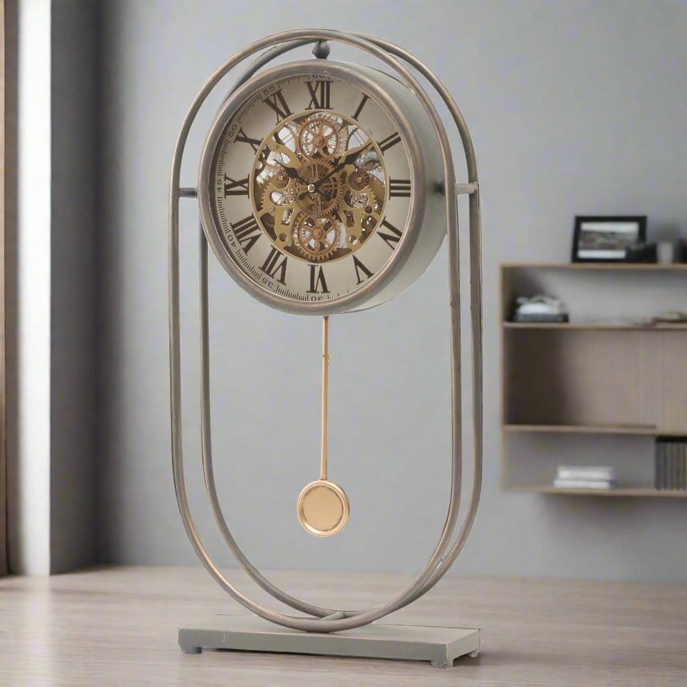 Chilli Wall Clock Shoffeld Pendulum Moving Cogs Clock Brand