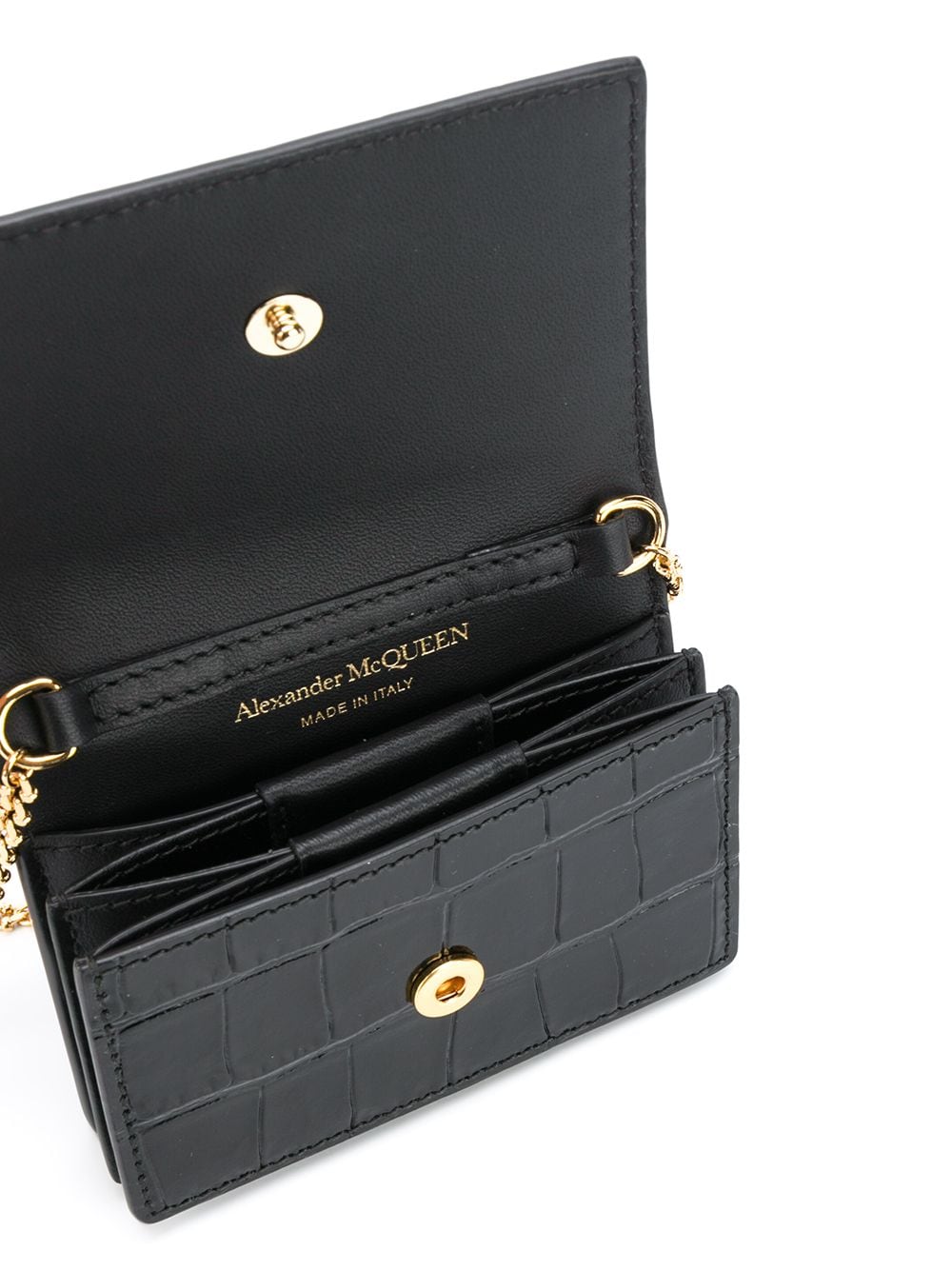 Alexander Mcqueen Wallets UNI Alexander McQueen Wallets Black Alexander McQueen Wallets Black Brand