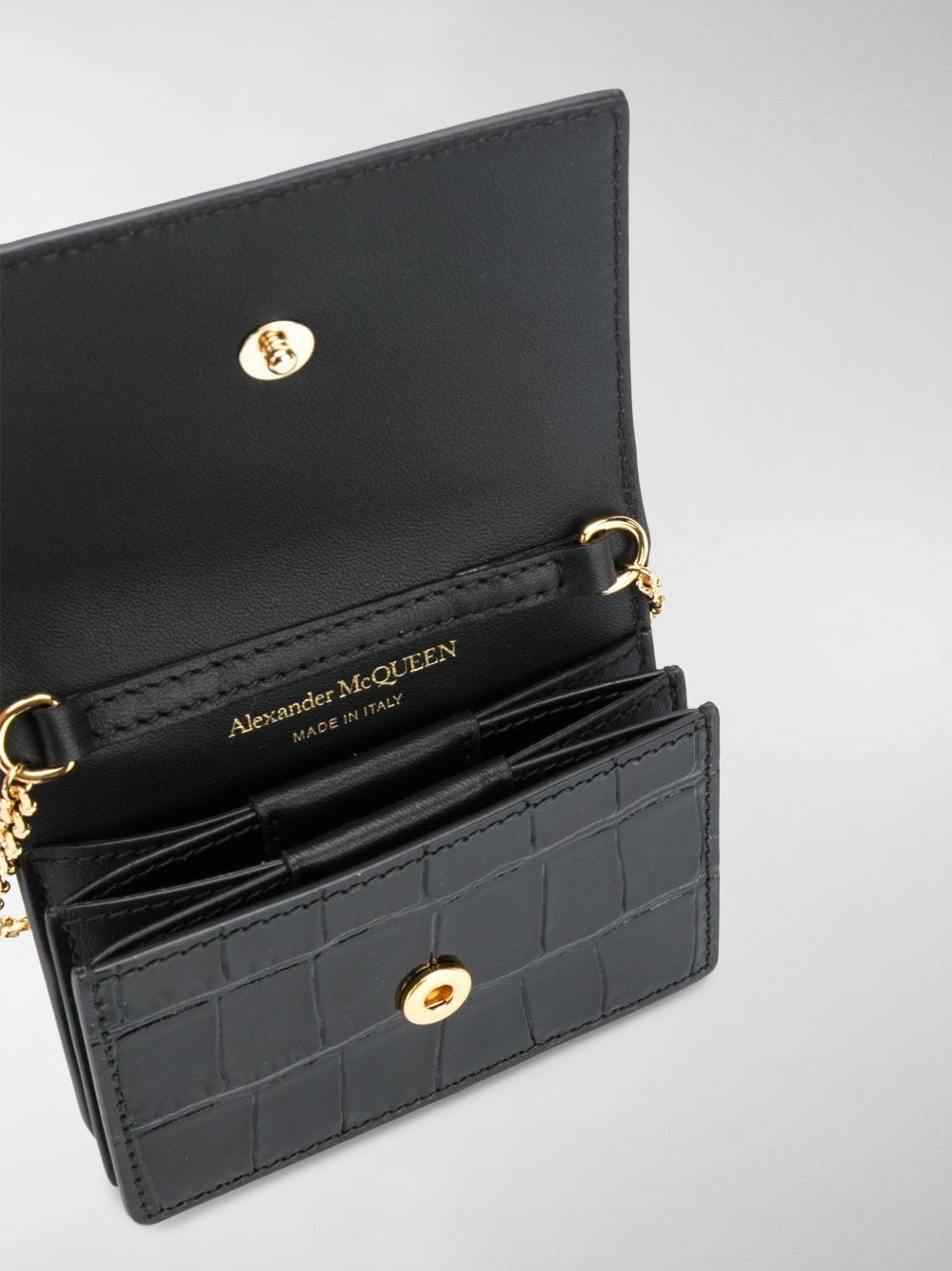 Alexander Mcqueen Wallets UNI Alexander McQueen Wallets Black Alexander McQueen Wallets Black Brand