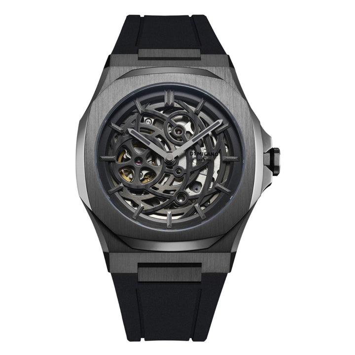 D1 Milano Watch D1 Milano Gun Metal Automatic Watch Brand