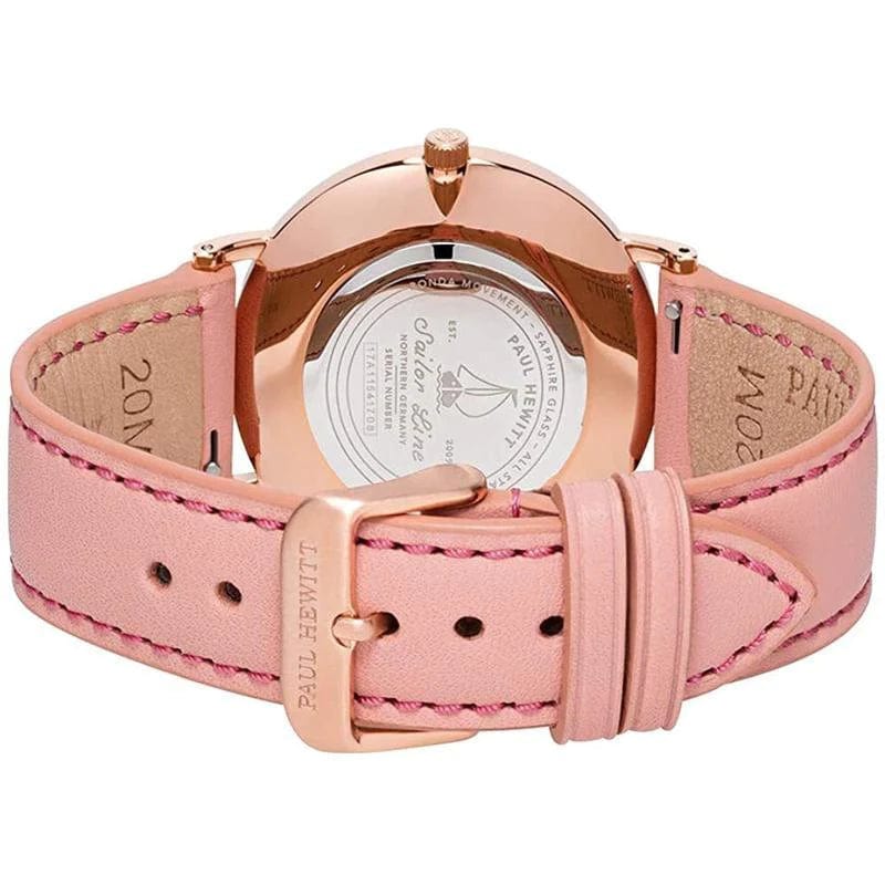 Paul Hewitt Watch Paul Hewitt Perfect Match Gift Set Sailor White Sand Watch and Pink Phrep Medium Brand